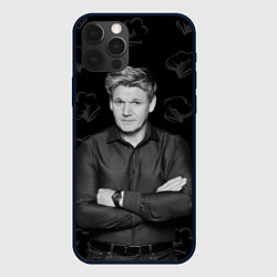 Чехол для iPhone 12 Pro ГОРДОН РАМЗИ Gordon Ramsay, цвет: 3D-черный