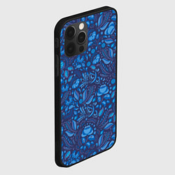 Чехол для iPhone 12 Pro ГЖЕЛЬ, цвет: 3D-черный — фото 2