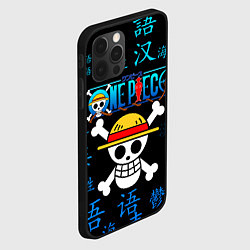 Чехол для iPhone 12 Pro ONE PIECE ВАН ПИС ИЕРОГЛИФ, цвет: 3D-черный — фото 2