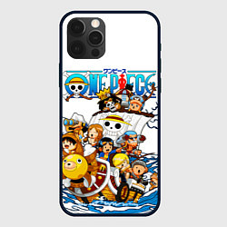 Чехол для iPhone 12 Pro ONE PIECE ВАН ПИС МОРЕ, цвет: 3D-черный