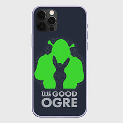 Чехол для iPhone 12 Pro Shrek: Im good ogre, цвет: 3D-светло-сиреневый