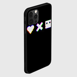 Чехол для iPhone 12 Pro Love Death and Robots Glitch, цвет: 3D-черный — фото 2