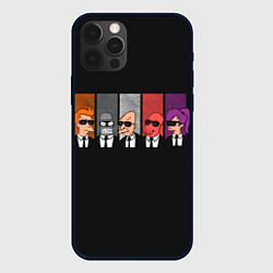 Чехол для iPhone 12 Pro Agents Futurama, цвет: 3D-черный