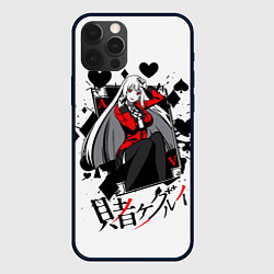 Чехол для iPhone 12 Pro Kakegurui Безумный азарт, цвет: 3D-черный