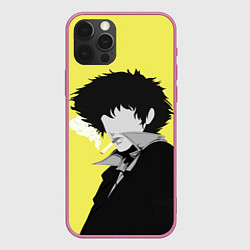 Чехол для iPhone 12 Pro Cowboy Bebop Спайк Шпигель, цвет: 3D-малиновый