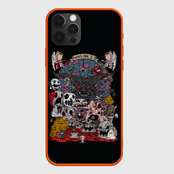 Чехол для iPhone 12 Pro Азейк и боссы, цвет: 3D-красный