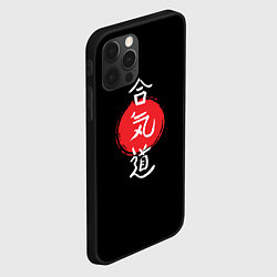 Чехол для iPhone 12 Pro Айкидо, цвет: 3D-черный — фото 2