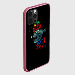 Чехол для iPhone 12 Pro Я красотка, цвет: 3D-малиновый — фото 2