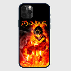 Чехол для iPhone 12 Pro Юно в огне Чёрный клевер, цвет: 3D-черный