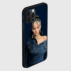 Чехол для iPhone 12 Pro Jennie jeans, цвет: 3D-черный — фото 2