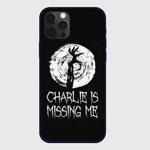 Чехол iPhone 12 Pro Charlie is missing me / 3D-Черный – фото 1