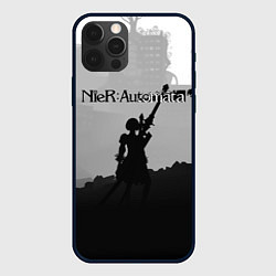 Чехол для iPhone 12 Pro Nier Automata Z, цвет: 3D-черный