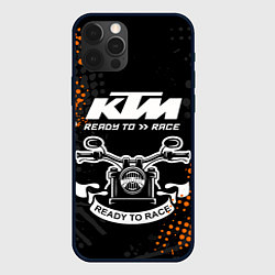 Чехол для iPhone 12 Pro KTM MOTORCYCLES КТМ МОТОЦИКЛЫ, цвет: 3D-черный