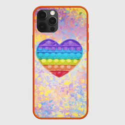 Чехол для iPhone 12 Pro Я твой поп-ит!, цвет: 3D-красный