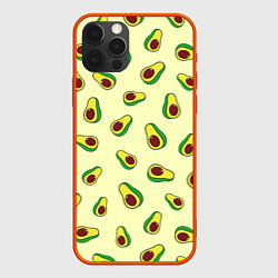 Чехол для iPhone 12 Pro Авокадо Avocado, цвет: 3D-красный