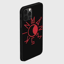 Чехол для iPhone 12 Pro Maneskin Logo, цвет: 3D-черный — фото 2