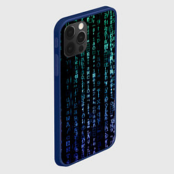 Чехол для iPhone 12 Pro Матрица 3D, цвет: 3D-тёмно-синий — фото 2