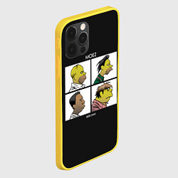 Чехол для iPhone 12 Pro Mozes band, цвет: 3D-желтый — фото 2