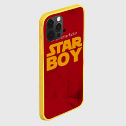 Чехол для iPhone 12 Pro The Weeknd - Star Boy, цвет: 3D-желтый — фото 2