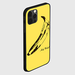 Чехол для iPhone 12 Pro Энди Уорхол - Банан, цвет: 3D-черный — фото 2