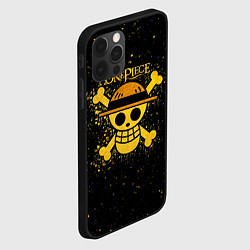 Чехол для iPhone 12 Pro Веселый Роджер пиратов Соломенной Шляпы, цвет: 3D-черный — фото 2