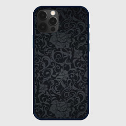 Чехол для iPhone 12 Pro Dark Pattern, цвет: 3D-черный