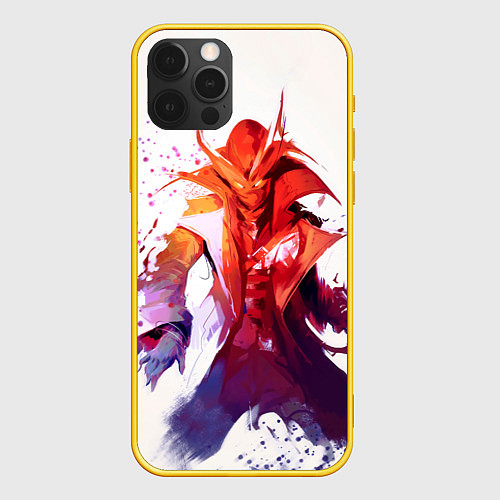 Чехол iPhone 12 Pro Color stranger / 3D-Желтый – фото 1