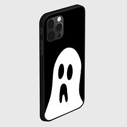 Чехол для iPhone 12 Pro Привидение, цвет: 3D-черный — фото 2