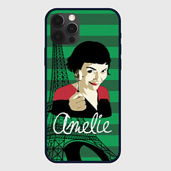 Чехол для iPhone 12 Pro Amelie, цвет: 3D-черный