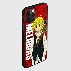 Чехол для iPhone 12 Pro Мелиодас, Meliodas, цвет: 3D-черный — фото 2