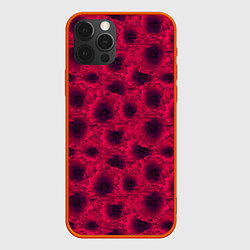 Чехол для iPhone 12 Pro Красные маки, цвет: 3D-красный