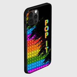 Чехол для iPhone 12 Pro ИГРУШКА POP it ПОП-ИТ, цвет: 3D-черный — фото 2