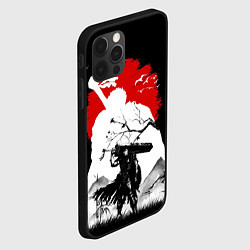 Чехол для iPhone 12 Pro Берсерк силуэт Гатса, цвет: 3D-черный — фото 2