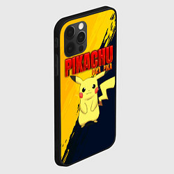 Чехол для iPhone 12 Pro PIKACHU PIKA PIKA ПИКАЧУ, цвет: 3D-черный — фото 2