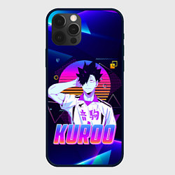 Чехол для iPhone 12 Pro КУРОО ТЕЦУРО TETSURO NEON, цвет: 3D-черный