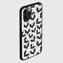 Чехол для iPhone 12 Pro Летучие мыши, цвет: 3D-черный — фото 2