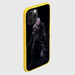 Чехол для iPhone 12 Pro The Witcher, цвет: 3D-желтый — фото 2