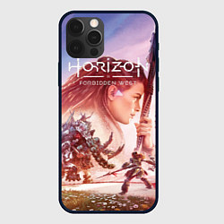 Чехол для iPhone 12 Pro Элой Horizon Forbidden West DE, цвет: 3D-черный