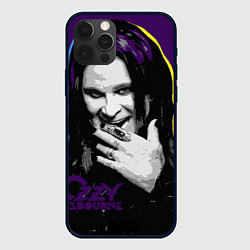 Чехол для iPhone 12 Pro Ozzy Osbourne, Оззи Осборн, цвет: 3D-черный