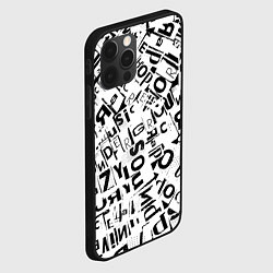 Чехол для iPhone 12 Pro UNDER WHITE, цвет: 3D-черный — фото 2