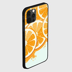 Чехол для iPhone 12 Pro АПЕЛЬСИН ORANGE, цвет: 3D-черный — фото 2