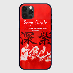 Чехол для iPhone 12 Pro Deep Purple To The Rising Sun, цвет: 3D-черный