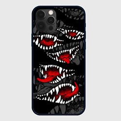 Чехол для iPhone 12 Pro Атака вампиров, цвет: 3D-черный