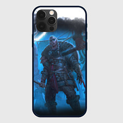 Чехол для iPhone 12 Pro ASSASSINS CREED VALHALLA ВАЛХАЛЛА, цвет: 3D-черный