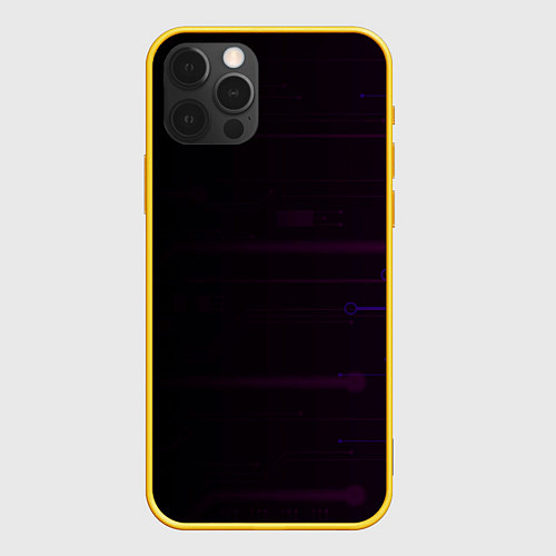 Чехол iPhone 12 Pro Технометрия / 3D-Желтый – фото 1