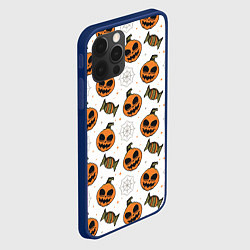 Чехол для iPhone 12 Pro Patern Halloween 26, цвет: 3D-тёмно-синий — фото 2