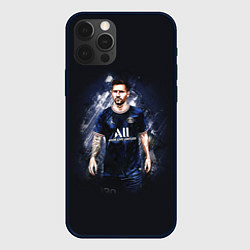 Чехол для iPhone 12 Pro Lionel Messi Paris Saint-Germain, цвет: 3D-черный