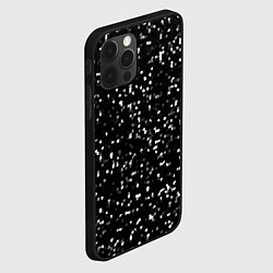 Чехол для iPhone 12 Pro ЧБ мозаика, цвет: 3D-черный — фото 2
