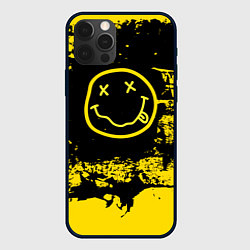Чехол для iPhone 12 Pro Нирвана Гранж Nirvana Smile, цвет: 3D-черный