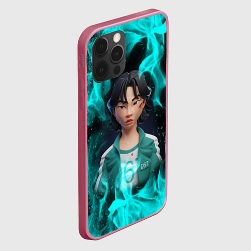 Чехол iPhone 12 Pro Кан Сэ Бёк 3D ART 067 / 3D-Малиновый – фото 2